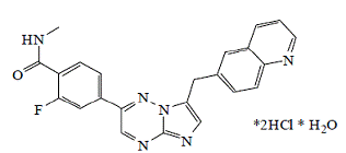 Tabrecta™ (capmatinib) Structural Formula - Illustration