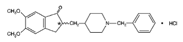 ARICEPT® (donepezil hydrochloride) Structural Formula - Illustration ARICEPT® (donepezil hydrochloride) Structural Formula - Illustration