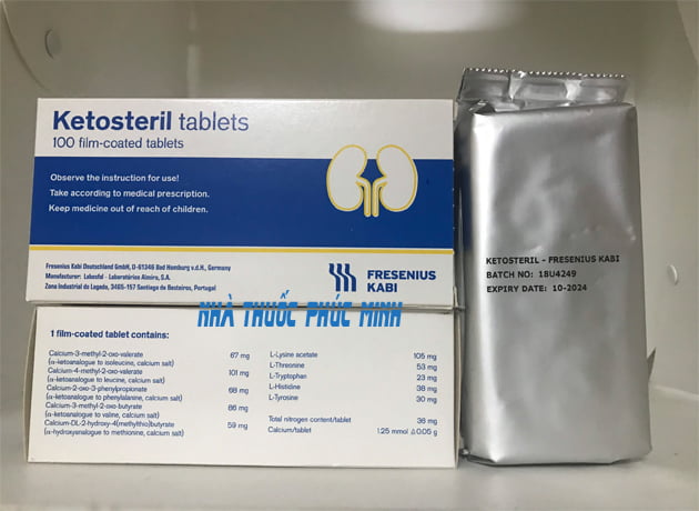 Thuốc đạm thận Ketosteril tablets 600mg mua ở đâu?
