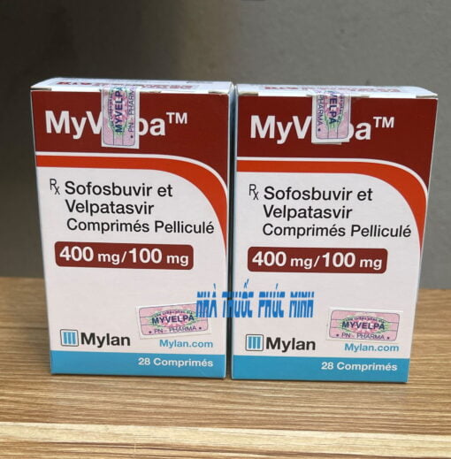 Thuốc Myvelpa trị viêm gan C giá bao nhiêu?