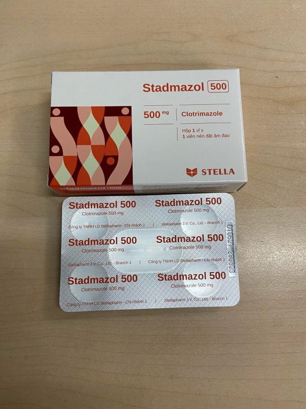 Thuốc Stadmazol 500mg Clotrimazole giá bao nhiêu mua ở đâu