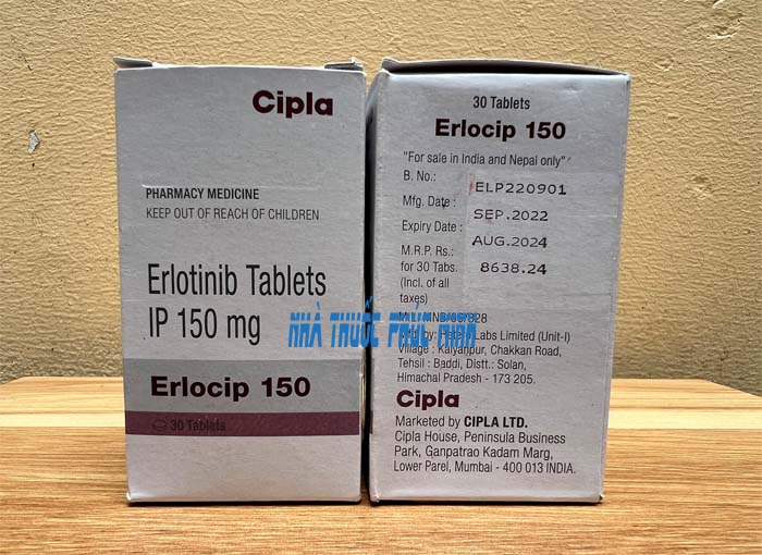 Thuốc Erlocip 150 Erlotinib mua ở đâu hn hcm?