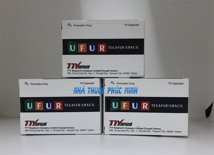 Thuốc Ufur Tegafur Uracil điều trị ung thư