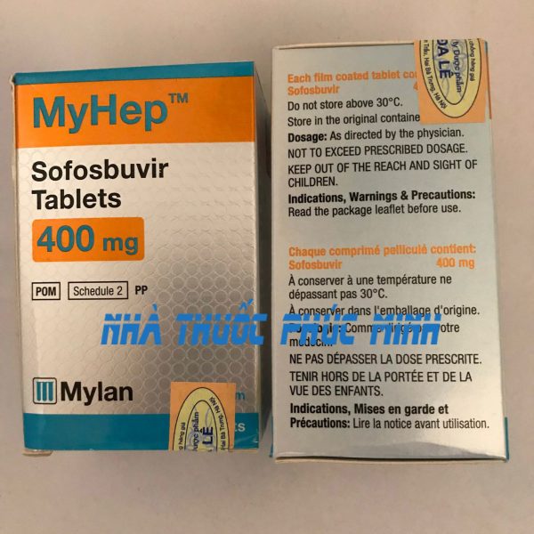 Thuốc Myhep 400mg Sofosbuvir giá bao nhiêu?