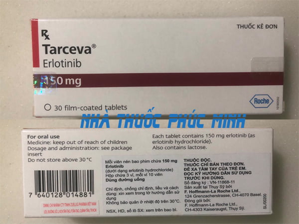 Thuốc Tarceva 100mg 150mg Erlotinib mua ở đâu?