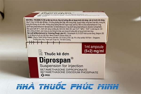 Thuốc tiêm Diprospan 5+2mg/ml mua ở đâu