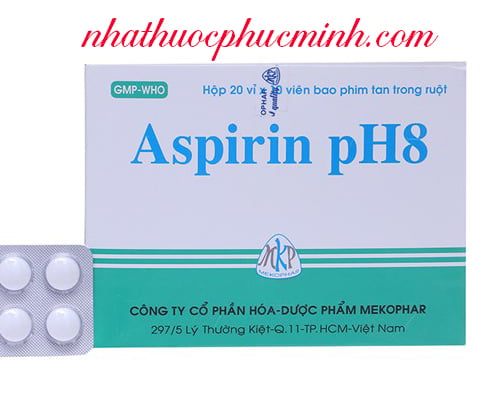 thuốc tiêu sữa aspirin ph8 500mg giá bao nhiêu mua ở đâu