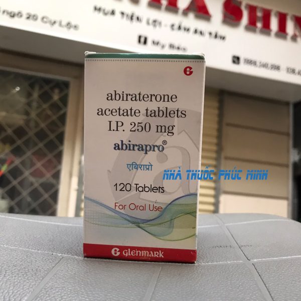Thuốc Abirapro 250mg Abiraterone giá bao nhiêu?