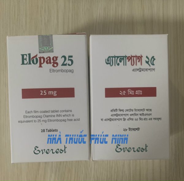Thuốc Elopag 25 50 mua ở đâu giá bao nhiêu?