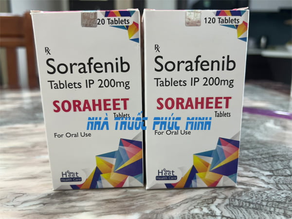Thuốc Soraheet Sorafenib tablets 200mg trị ung thư