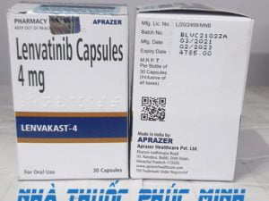 Thuốc Lenvakast 4mg 10mg Lenvatinib giá bao nhiêu mua ở đâu?