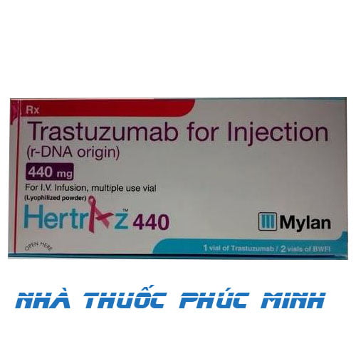 Thuốc Hertraz 150 440 Trastuzumab điều trị ung thư vú