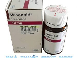 Thuốc Vesanoid 10mg Tretinoin điều trị bạch cầu cấp tính giá bao nhiêu