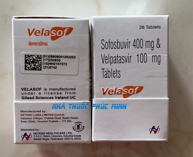 Thuốc Velasof trị viêm gan C mua ở đâu?