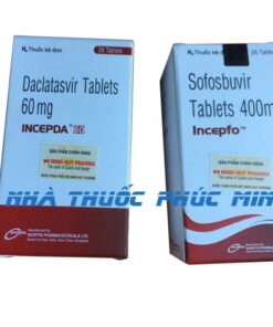 Thuốc Incepfo 400mg Sofosbuvir điều trị viêm gan C giá bao nhiêu?