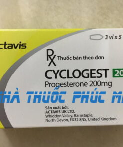 Thuốc Cyclogest 200mg Progesterone đặt âm đạo giá bao nhiêu