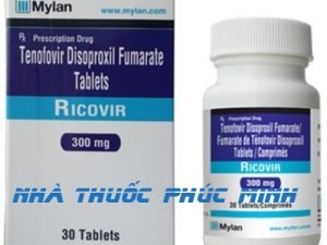 Thuốc Ricovir 300mg Tenofovir disoproxil giá bao nhiêu