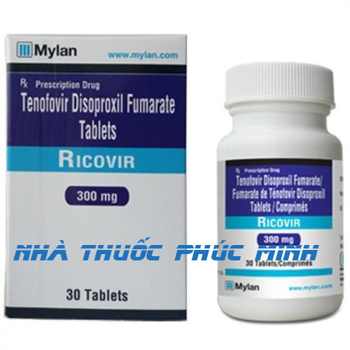 Thuốc Ricovir 300mg Tenofovir disoproxil giá bao nhiêu