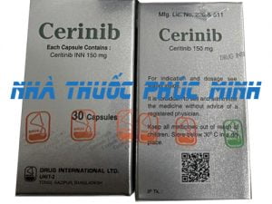 Thuốc Cerinib 150mg Ceritinib điều trị ung thư phổi giá bao nhiêu