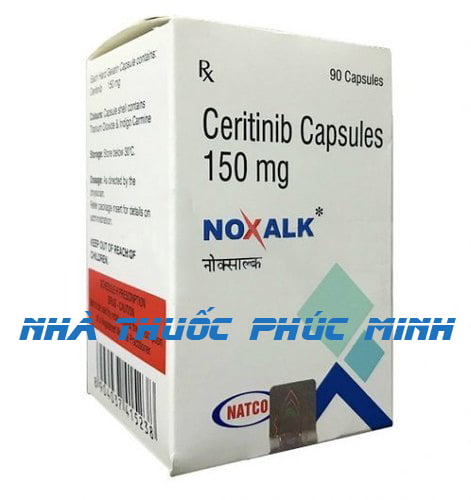 Thuốc Noxalk 150mg Ceritinib điều trị ung thư phổi giá bao nhiêu