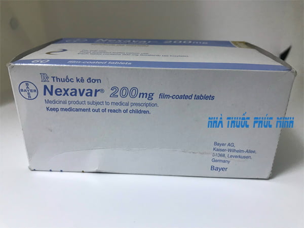 Thuốc Nexavar 200mg Sorafenib chính hãng