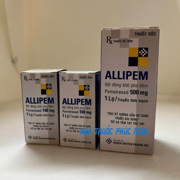 Thuốc Allipem 100 500mg giá bao nhiêu?