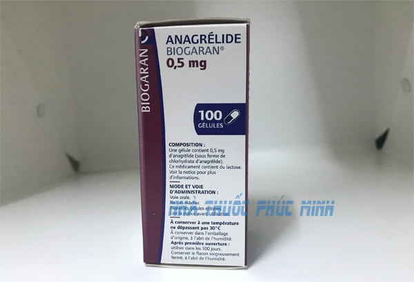 Thuốc Anagrelide 0.5mg Biogaran mua ở đâu?