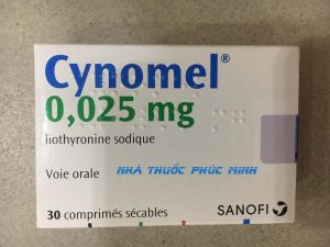 Thuốc Cynomel 0.025mg Lyothironine giá bao nhiêu mua ở đâu