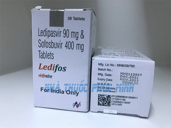 Thuốc Ledifos điều trị viêm gan C mạn tính