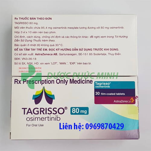 Thuốc Tagrisso 80mg giá bao nhiêu?