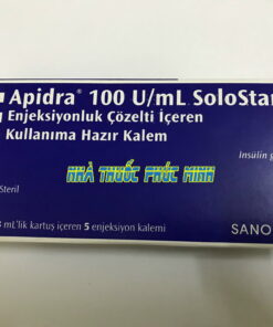 Bút tiêm tiểu đường Apidra 100U/ml Solostar giá bao nhiêu?