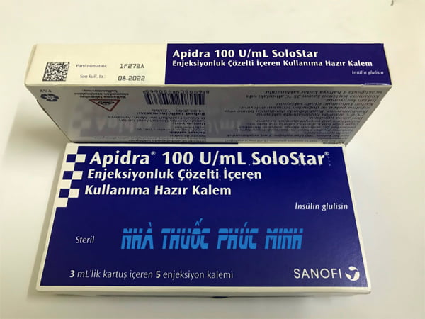 Bút tiêm tiểu đường Apidra 100U/ml Solostar mua ở đâu?