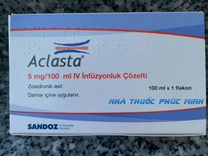 Thuốc Aclasta 5mg/100ml IV mua ở đâu?