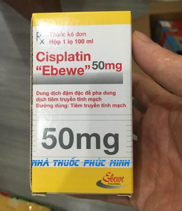 Thuốc Cisplatin Ebewe 50mg mua ở đâu giá bao nhiêu