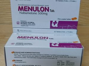Thuốc Menulon 500g Nabumetone mua ở đâu giá bao nhiêu?