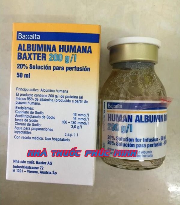 Thuốc Human Albumin truyền mua ở đâu giá bao nhiêu?