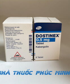 Thuốc dostinex 0.5mg Cabergoline giá bao nhiêu?