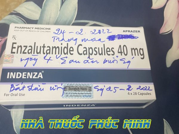 Thuốc Indenza 40mg giá bao nhiêu?