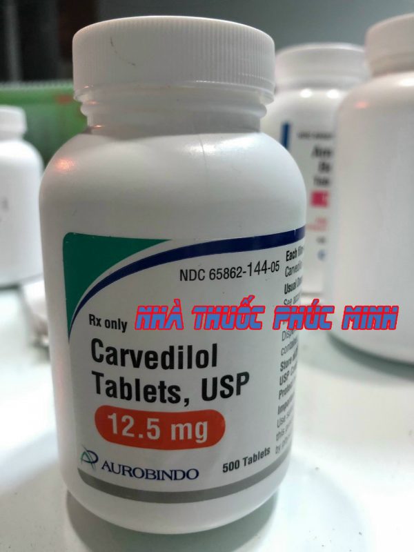 Thuốc Carvedilol 12.5mg mua ở đâu giá bao nhiêu?