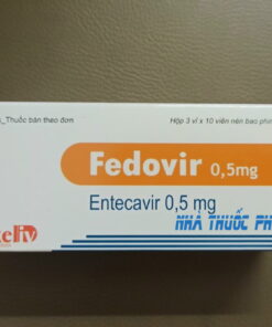 Thuốc Fedovir 0.5mg Entecavir mua ở đâu giá bao nhiêu?