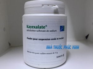 Thuốc hạ Kali Kayexalate giá bao nhiêu?