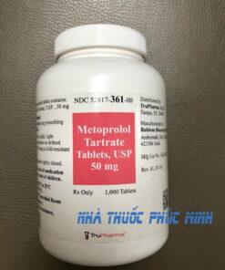 Thuốc Meroprolol mua ở đâu giá bao nhiêu?