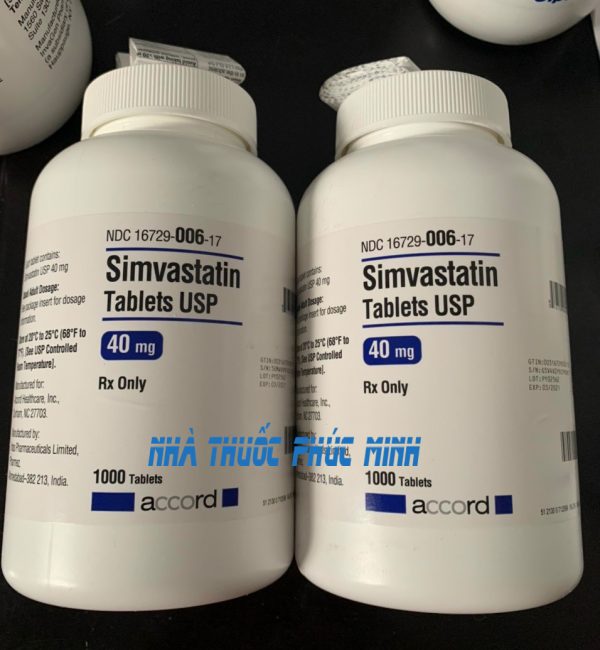 Thuốc Simvastatin mua ở đâu giá bao nhiêu?
