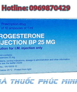 thuốc tiêm progesterone 25mg giá bao nhiêu