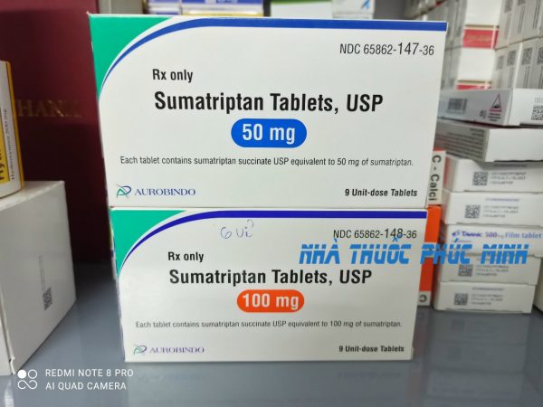 Thuốc Sumatriptan tablets mua ở đâu giá bao nhiêu?