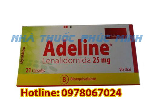 thuốc adeline 25mg giá bao nhiêu