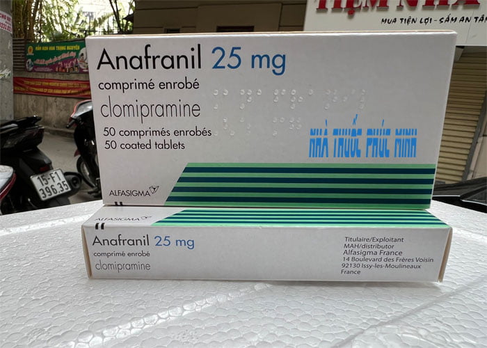 Thuốc Anafranil 25mg trị trầm cảm mua ở đâu hn hcm?