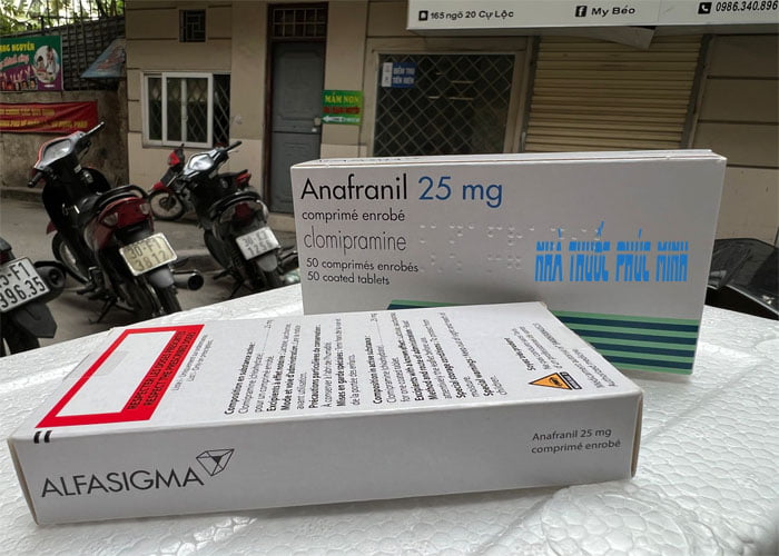 Thuốc anafranil 25mg Clomipramine trị trầm cảm
