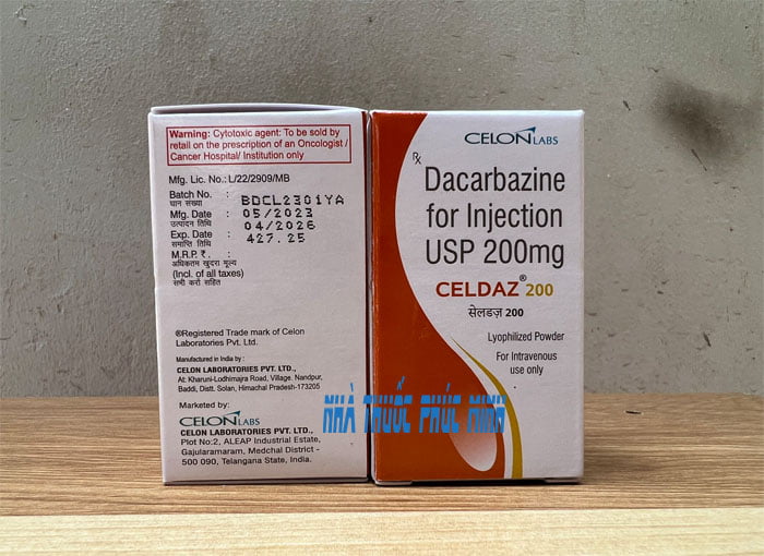 Thuốc Celdaz 200mg Dacarbazine mua ở đâu hn hcm?