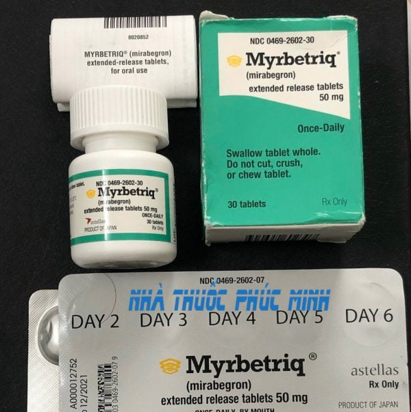 Thuốc Myrbetriq mua ở đâu giá bao nhiêu?
